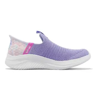 【SKECHERS】童鞋 Ultra Flex 3-Colory Wild Slip-Ins 中童 紫 套入式 記憶鞋墊(303801LLVMT)