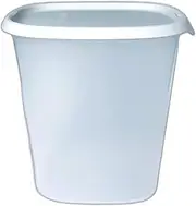 [Tupperware] One Touch Fresh 1.8 L Swimming Storage Container Transparent Light Grey