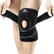 NEENCA Knee Brace with Side Stabilizers & Patella Gel Pads, Adjustable Compre...