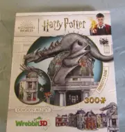 Wrebbit ,Harry Potter, Diagon Alley Collection - Gringotts Bank 3D Puzzle READ