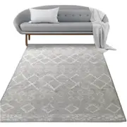 Modern Rug Fluffy Geometric Washable Non-slip Carpet for Living Room-D1