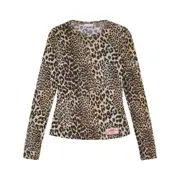 [Ganni] Ganni Leopard-print Top 34 FR BROWN