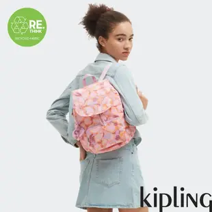 Kipling『猴子包』拉鍊掀蓋後背包-CITY PACK S(多款任選)