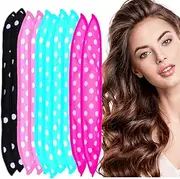 Satin Sponge-Rollers for Hair - AHSNYLC 10PCS Sponge Curlers,Soft Curlers to Sleep in,Hair Rollers,Hair Curlers No Heat,Soft Sleep Hair Rollers,Stain Heatless (Colour mixture)
