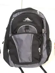 High Sierra Leed's Samsonite 18" Backpack 4 Zippered Compartments Black Gray NWT