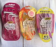 New Bic Simply Soleil 3 Blade Disposable Razors Count 16 Lot Of 4