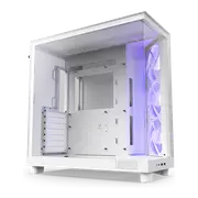 NZXT H6 Flow RGB 2023 Compact Mid Tower ATX Case White [CC-H61FW-R1]