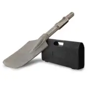BAUMR-AG 140mm Square-Tipped 30mm Hex Clay Spade Jackhammer Chisel