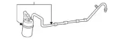 1999-2001 Ford Taurus Mercury Sable Accumulator Assy - Air Conditioning XF1Z-19C