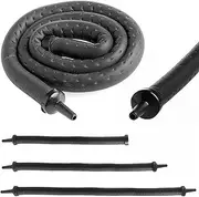Flexible Air Stones for Aquarium Fish Tank Pond and Septic Pump Bubbles Oxygen Air Pump Diffuser Rubber Tube (90cm)
