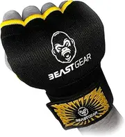 Beast Gear Hand Wraps for Boxing Gloves - Men & Women Inner Gel Quick Wraps for Combat Sports, MMA, and Martial Arts
