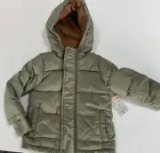NEW Okie Dokie Toddler Size 2 T / 24 Months Unisex Lined Hooded Puffer Jacket