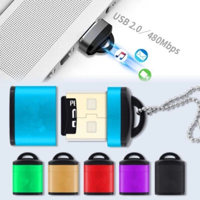 Memory Card Reader Adapter High Speed USB 2.0 Reader for Micro SD SDHC SDXC TF