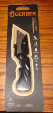BRAND NEW Gerber E.A.B. LITE CLIP FOLDING UTILITY KNIFE MONEY CLIP