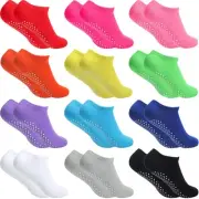 Bulk Non Slip Socks 36 Pairs Unisex Sticky Gripper Women Non Skid Pilates Soc...