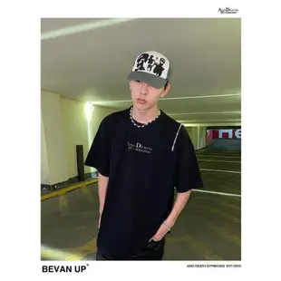 BEVAN UP（BV）Side Zipper Tee 2.0 金屬側拉鏈短袖270G重磅水洗