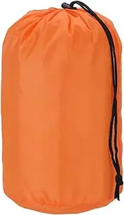 uxcell Stuff Sack, Nylon Waterproof Storage Sacks Portable Drawstring Dry Stuff Bag Gear Organization with Toggle, 3x7Inch Fit for Backpacking Camping Traveling Hiking(Orange)