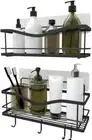 KINCMAX Shower Caddy Bathroom Shelf, No Drilling Traceless Adhesive Bathroom Sto