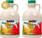 Maple Syrup 2LGrade a Product of Canada-100% Pure Amber Rich Taste-2X1L Bottles