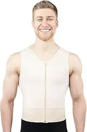 [ContourMD] Post OP Gynecomastia Recovery Garment Chest Compression Male Vest -S11