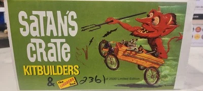 Vintage Satan's Crate Kit Builders & The Lindberg Line 2361 Of 2500