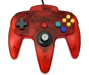 Transparent Red Replacement Controller For N64 By Mars Devices Brand New 2Z