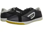 DIESEL Y01034 P0577 H5561 GRANTOR LOW Mn's (M) Black/Stone Leather Casual Shoes