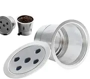 Reusable Pods | Reusable Stainless Steel Coffee Filter | Rust-Proof Coffee Filter, Coffee Accessories for Home, Cafes, Hotels, Living Rooms