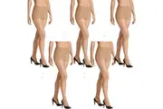 x5 Voodoo Glow Control 8 Denier Golden Glow Stockings Tights Pantyhose H30552
