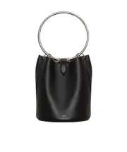 Alaïa Ring Large Bucket Bag One size Black