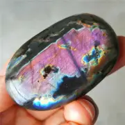 53G multicolor Labradorite Quartz Crystal Madagascar C46+