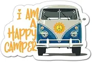 I am a Happy Van Caravan Travel Explore Car Sticker Decal