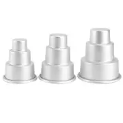 Cake Decoration Bread Tins Baking Round Baking Pan Cupcake Pan 3- Tier Cupcake