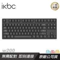 在飛比找PChome24h購物優惠-IKBC Typeman w200 無線機械式鍵盤 黑色/8
