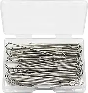 100x Metal Fork Pins for Quilting Sewing Needlework Accessories 17x6mm Silver