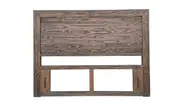 Brighton Rustic Pine Headboard - Queen - Espresso