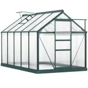 Aluminium Frame Greenhouse Large Walk-In Greenhouse Garden Plants Grow Galvanize