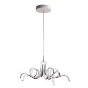 Oriel Lighting Noodle Tricolour LED Pendant Light White 70cm