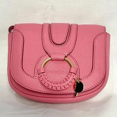 See By Chloe Hana Mini Leather Crossbody Pink Purse Handbag Bag NWT Pushy Pink