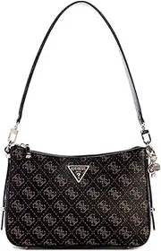 [GUESS] DARYNA TOP ZIP SHOULDER BAG, Coffee