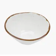 G.E.T. B-22-RM Rustic Mill Melamine 22 oz. 6.25" dia. Irregular Bowl- 1 Doz