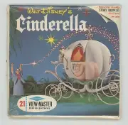 Walt Disney's Cinderella 1965 Sawyer's View-Master Packet B-318 Sealed New Cond.