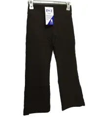 BNWT Girls Sz 12 Choc Brown Stretch Bootleg LW Reid School Uniform Long Pants