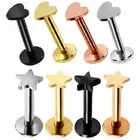 1pc 16G Stainless Steel Labret Ring Cartilage Piercings Ear Tragus Women Jewelry