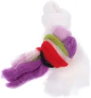 OHPHCALL 1Set Felted Animal Needle Felting Kit DIY Wool Craft for Beginners to Create Adorable Rabbits Stimulates Imagination Parent Bonding