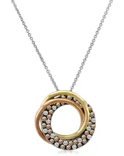 Le Vian 14K Tri-Tone 0.82 ct. tw. Diamond Pendant