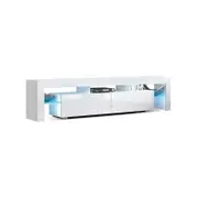Artiss 189cm RGB LED TV Cabinet Entertainment Unit Gloss White