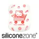 【Siliconezone】施理康Hello Kitty廚房料理耐熱軟式覘板墊-紅色