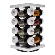 Baccarat Spice Market Aroma 16 Jar Rotating Spice Rack White - Robins Kitchen