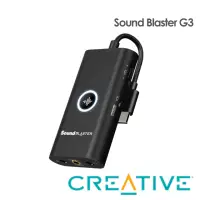 在飛比找momo購物網優惠-【Creative】Sound Blaster G3 USB